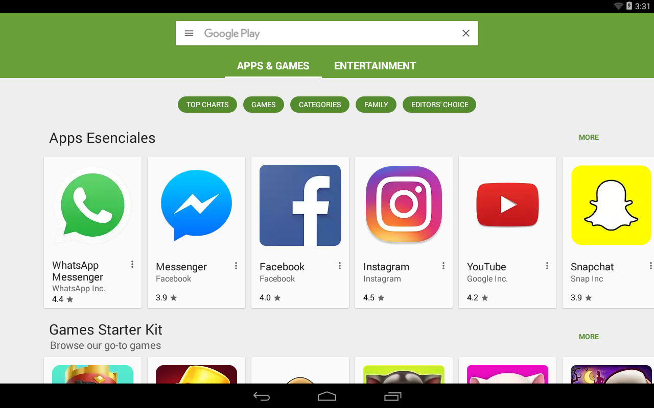 aplicaciones google play store