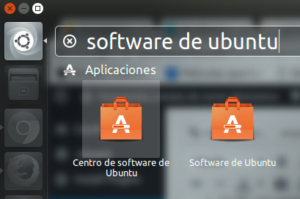 Búsqueda en Centro de Software Ubuntu
