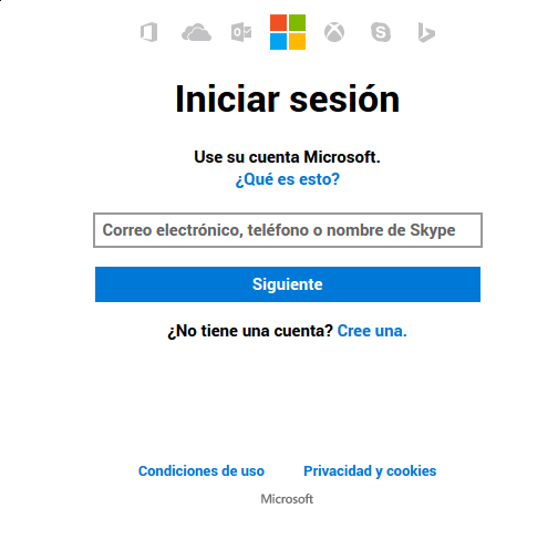 acceso a Windows Live y Hotmail