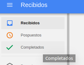 completados en inbox