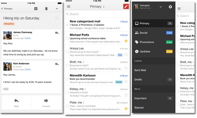 gmail para ios