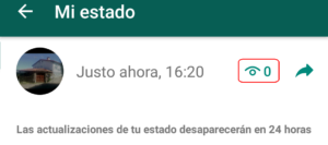 eliminar estado de whatsapp
