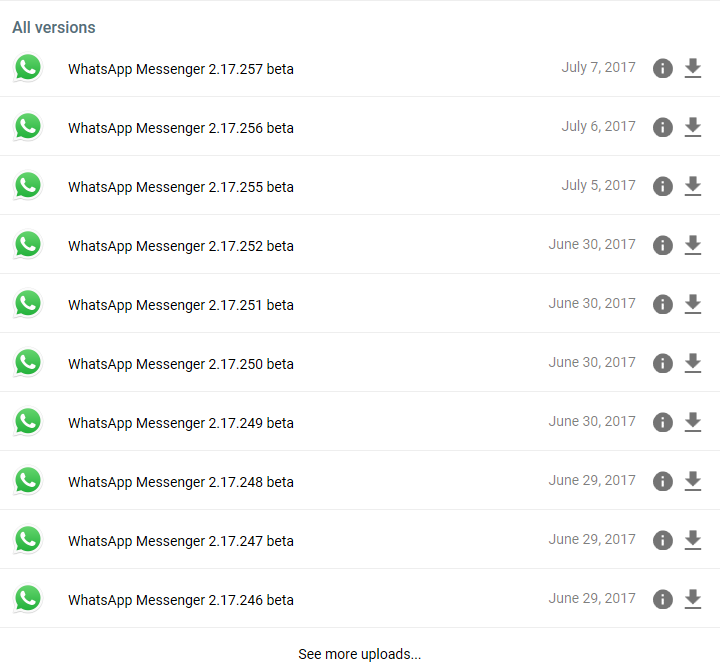 whatsapp messenger en apk mirror