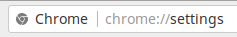 ajustes Chrome