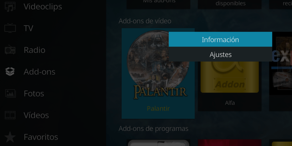 información palantir