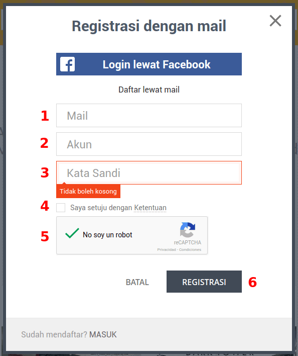 registrarse kbagi