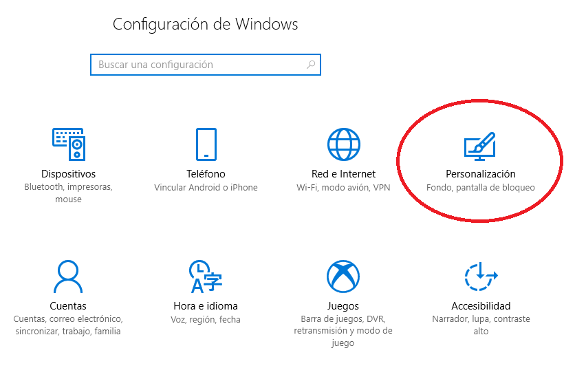 personalización