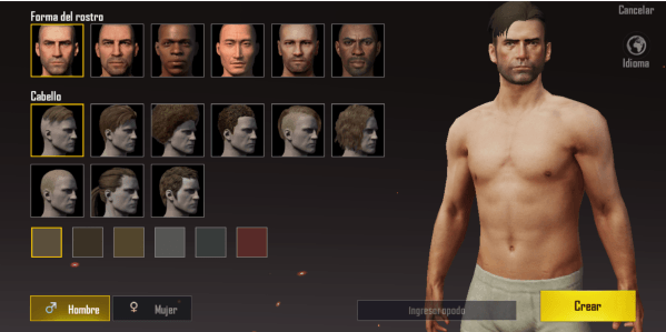 personalizar personaje de PUBG