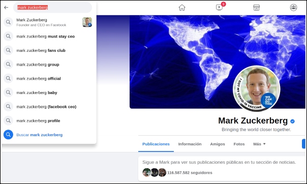 muro Facebook Mark Juckerberg