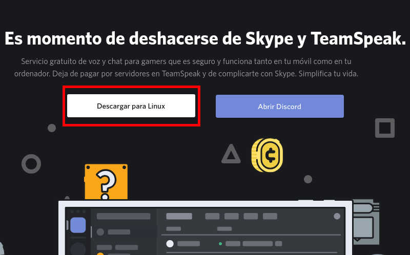 descargar Discord para GNU/Linux