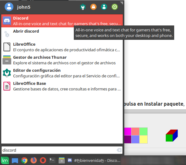 inicio discord