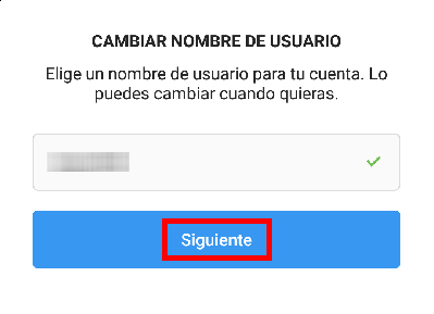 cambair nombre de usuario en Instagram
