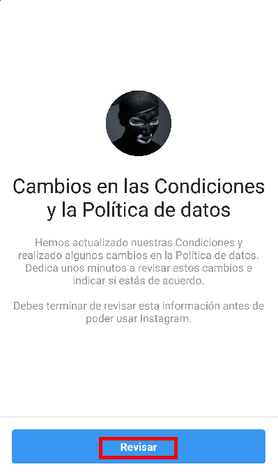 cambios en condiciones de política de privacidad