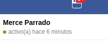 inactivo en Facebook