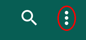 tres puntos verticales de WhatsApp
