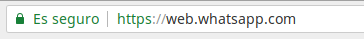 WhatsApp Web navegador