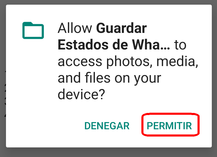 permisos de app