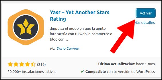 Activar Yasr
