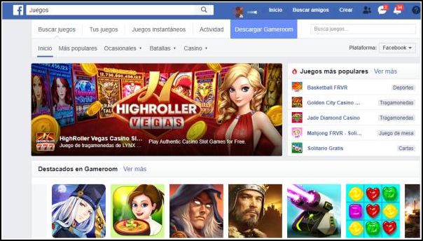 crear cuenta Facebook juegos