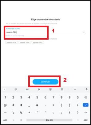 nombre de usuario de Snapchat