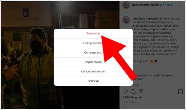 den unciar publicación instagram