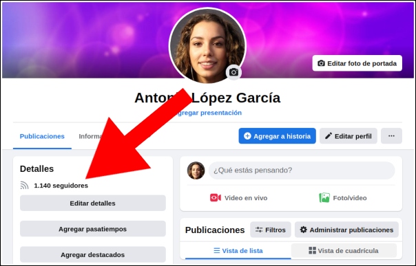 seguidores Facebook