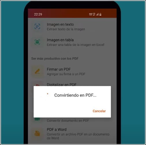 convertir word a pdf movil