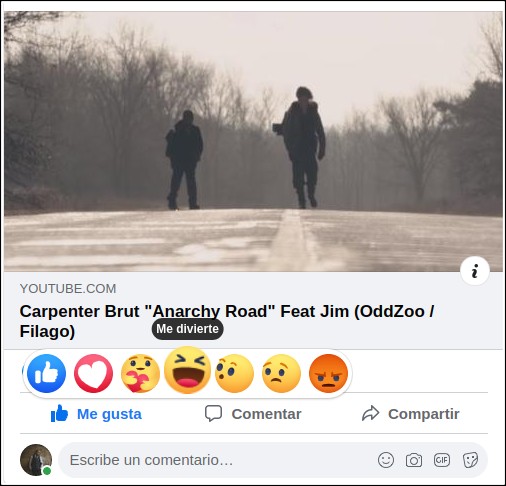 cambiar reacción Facebook