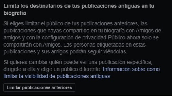 Cómo eliminar publicaciones antiguas de Facebook_Limitar publicaciones anteriores Cómo eliminar publicaciones antiguas de Facebook_Limitar publicaciones anteriores_