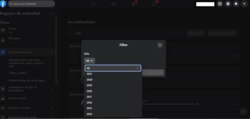 Cómo eliminar publicaciones antiguas de Facebook_Registro de actividad_ Cómo eliminar publicaciones antiguas de Facebook_Registro de actividad_