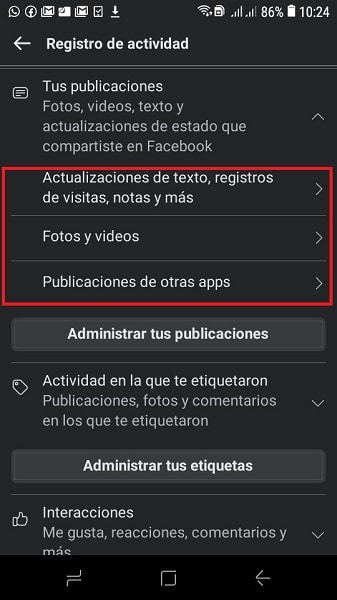 Cómo eliminar todas las publicaciones de Facebook desde mi celular_3 Cómo eliminar todas las publicaciones de Facebook desde mi celular_3