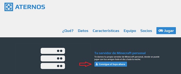 Registrarte como usuario de Aternos Registrarte como usuario de Aternos