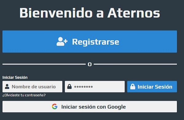 Registrarte como usuario de Aternos_2 Registrarte como usuario de Aternos_2