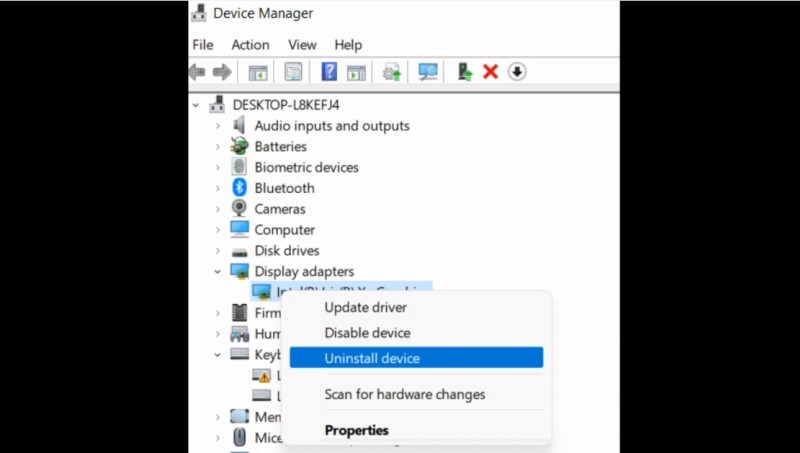 Cómo solucionar pantalla negra con cursor en Windows 11_Verifica y actualiza el controlador de gráficos_3 Cómo solucionar pantalla negra con cursor en Windows 11_Verifica y actualiza el controlador de gráficos_3