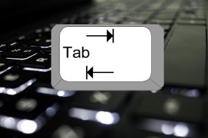 Cuál es la tecla Tab o Tabulador del teclado en PC