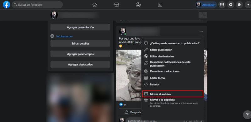 eliminar un like de otra persona de mi Facebook_mover al archivo