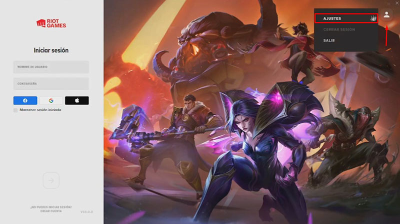 Pasos para cambiar el idioma en League of Legends Pasos para cambiar el idioma en League of Legends