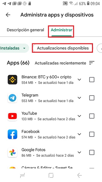 solucionar el error Google Play sigue deteniendose_Actualizar los servicios de Google Play