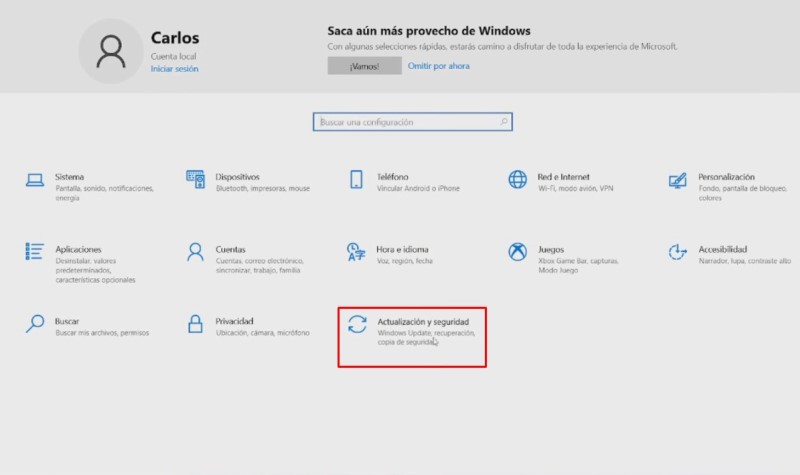 solucionar el error VAN 1067 en Valorant_Actualizar Windows_2