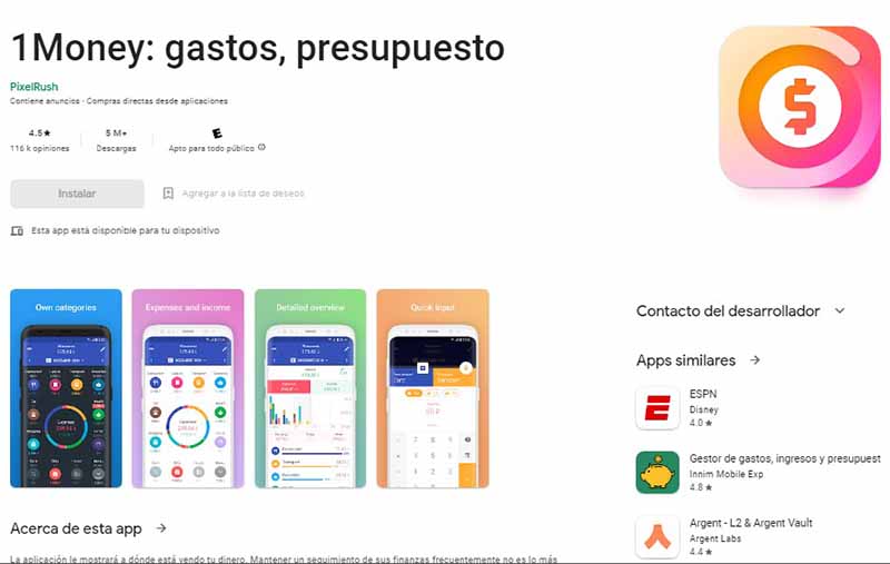 Mejores apps para controlar gastos gratis (5) Mejores apps para controlar gastos gratis (5)